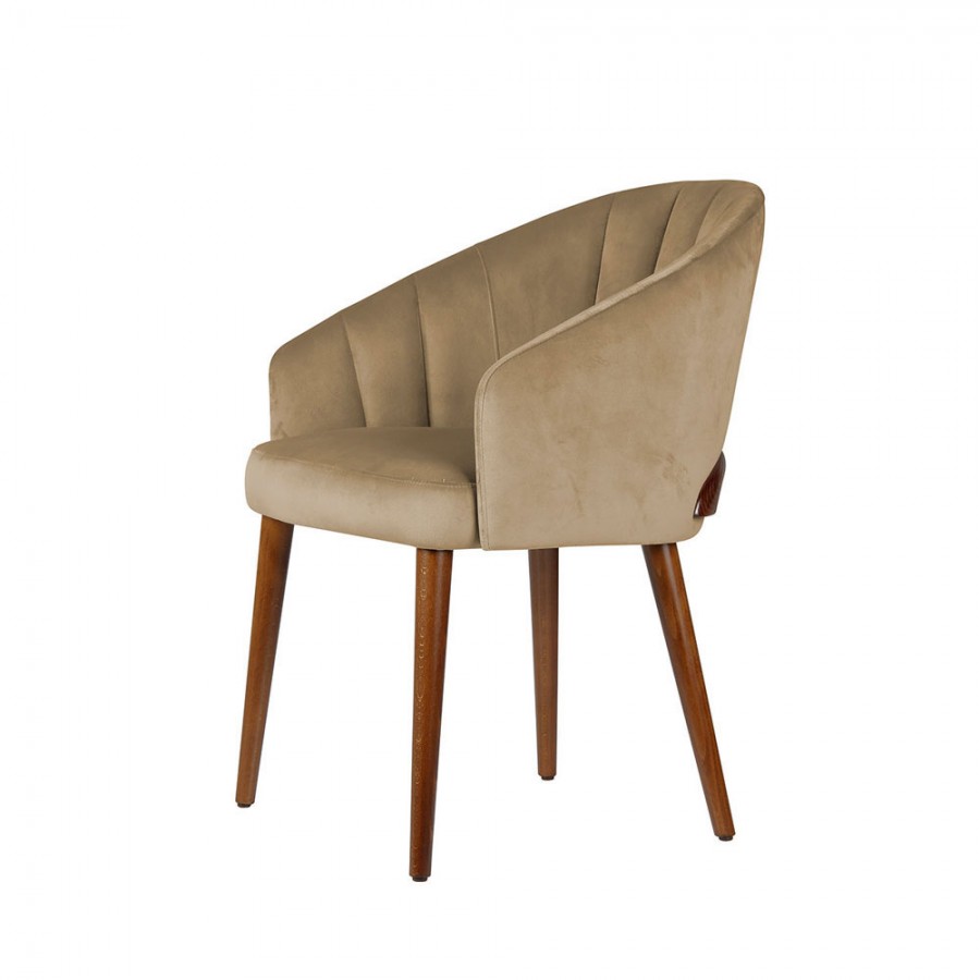 Fotoliu pentru dining Contractin, Chelsea Flute Wood A
